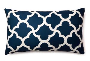 Home decor pictures - Divine Designs Mirrored 14x24 Outdoor Pillow Navy.jpg